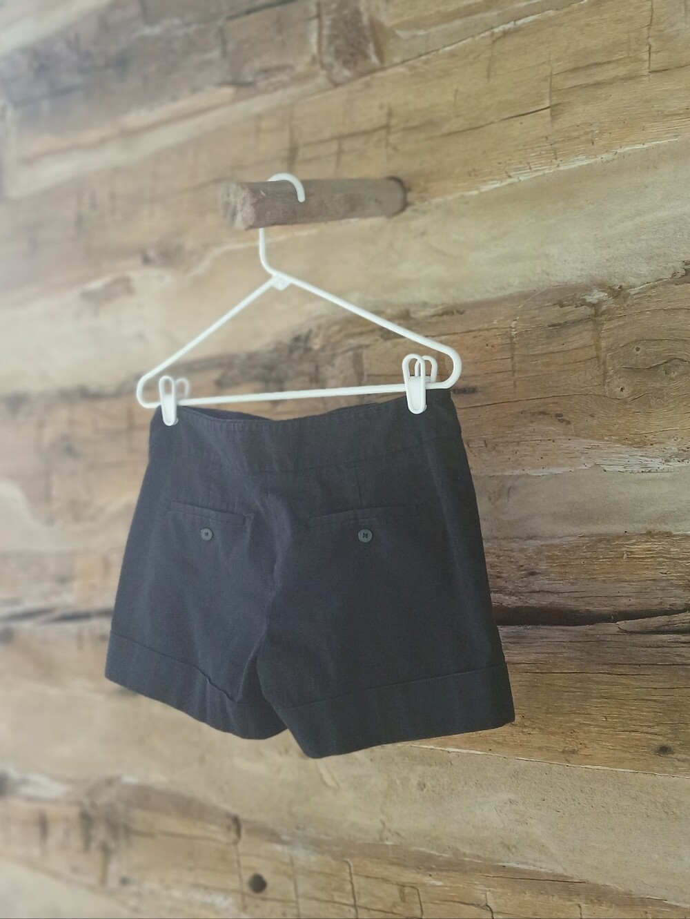 Express Design Studio Black Mid Rise 5" "Editor" Shorts Size 4 - Picture 4 of 6